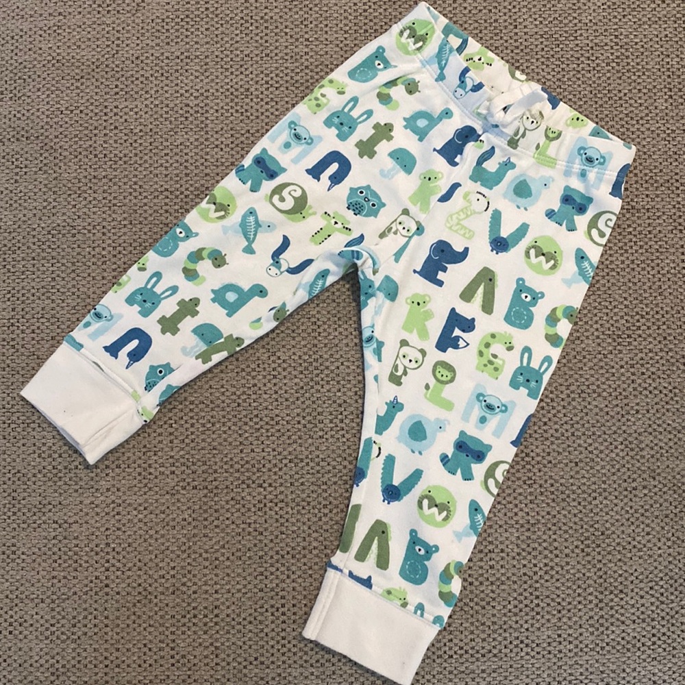 COPY - Gymboree alphabet joggers, 12-18 months